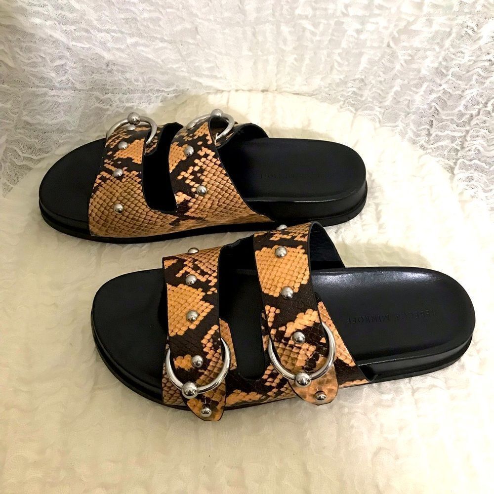 Rebecca Minkoff Vachel Slides Sandals Size 8.5M